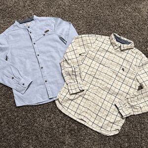Boys Size 8-9 Years L.O.G.G. H&M Set of 2 Long Sleeve Shirts